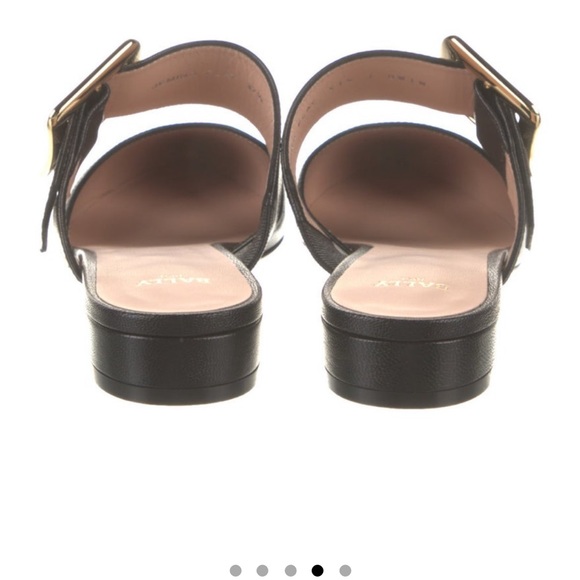 Bally Goat Black Leather Mules - Picture 5 of 8